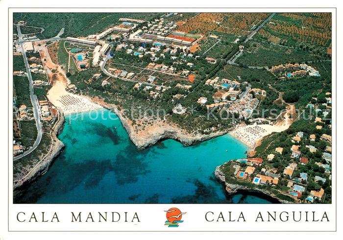 Cala Mandia Fliegeraufnahme Cala Anguila