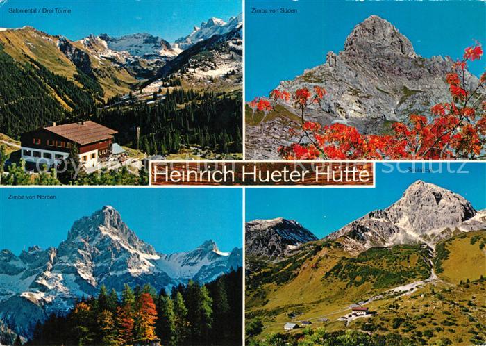 Raetikon Heinrich Hueter Huette Zimba Saulakopf Drei Tuerme Drusenfluh
