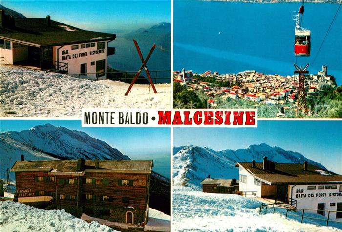 Malcesine Lago di Garda Monte Baldo Bar Restaurant Baita dei Forti Winter