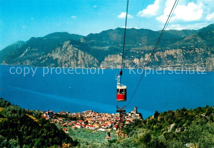 Malcesine Lago di Garda Panorama Drahtseilbahn