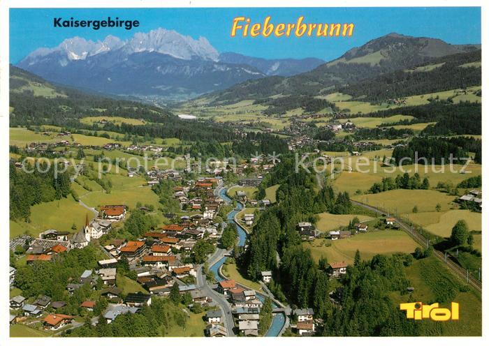 Fieberbrunn Tirol Fliegeraufnahme