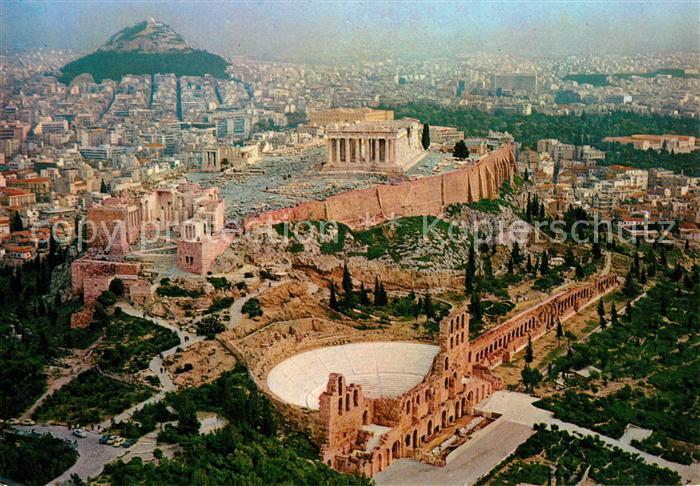Athen Griechenland Fliegeraufnahme Akropolis