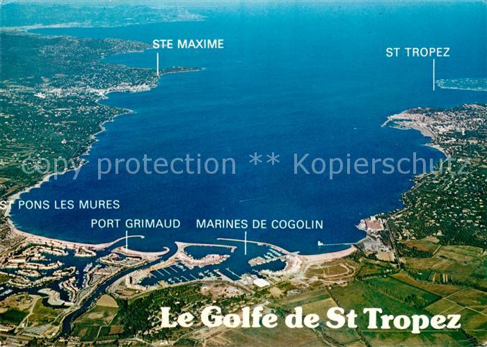 Saint Tropez Var Fliegeraufnahme Golf