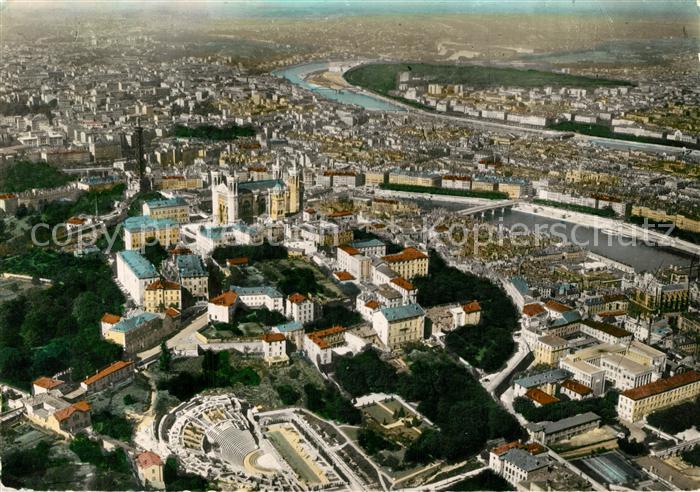 Lyon France Fliegeraufnahme