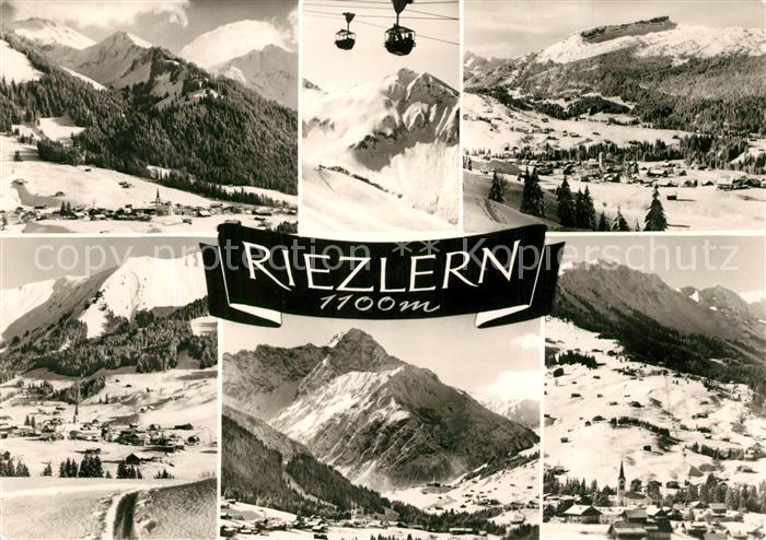 Riezlern Kleinwalsertal Vorarlberg Wintersportplatz Alpen Kanzelwandbahn Bergbah