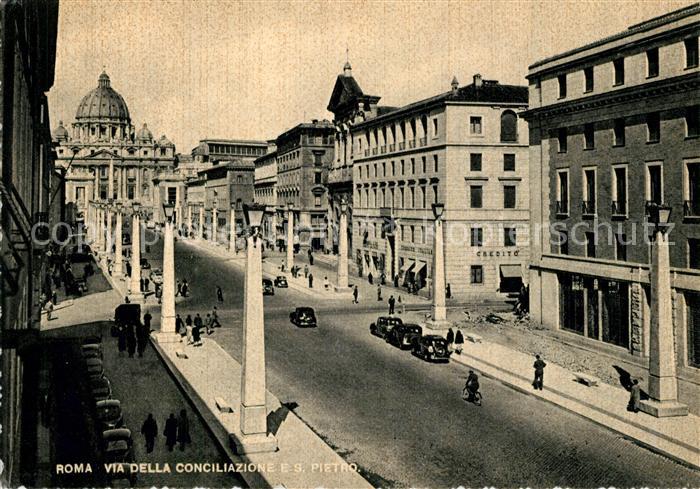 Roma Rom Via della Conciliazione e San Pietro
