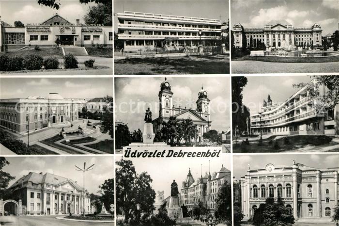 Debrecen Debrezin Sehenswuerdigkeiten der Stadt Gebaeude Denkmal