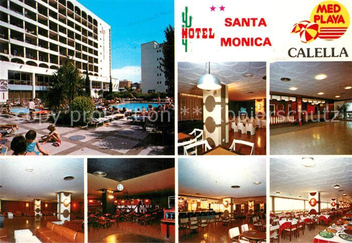 Calella Hotel Santa Monica Swimming Pool Restaurant Disco Pub