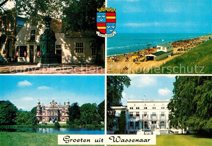 Wassenaar Dorpsplein Wassenaarse Slag Kasteel Oud Wassenaar Raadhuis de Paauw