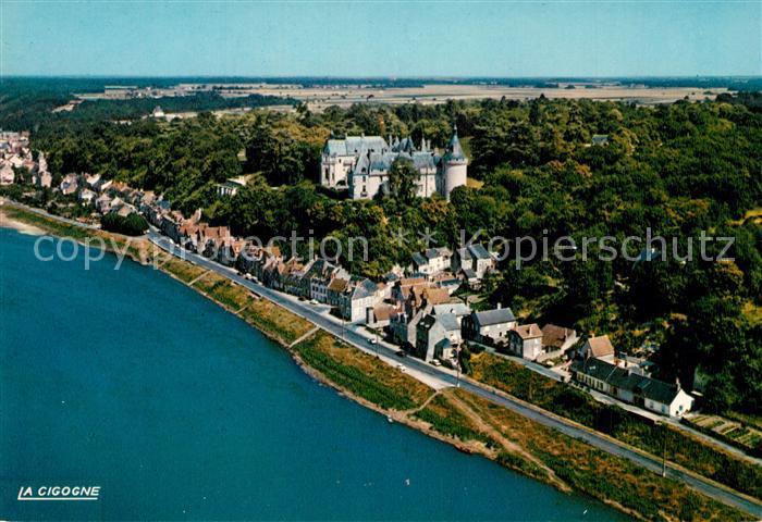 Chaumont-sur-Loire Chateau vue aérienne