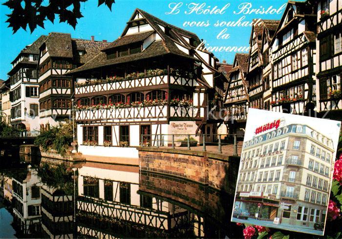 Strasbourg Alsace Hotel le Bristol Fachwerkhaeuser