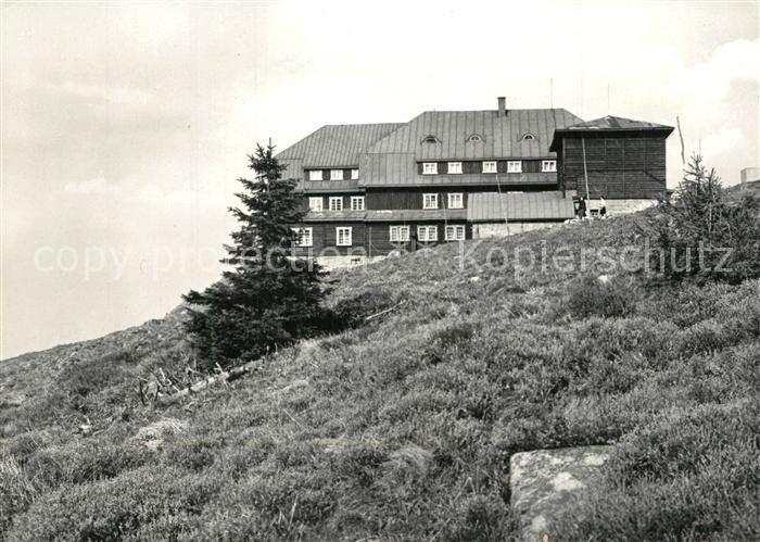 Karpacz Schronisko PTTK Strzecha Akademicka Karkonosze Bergbaude Riesengebirge