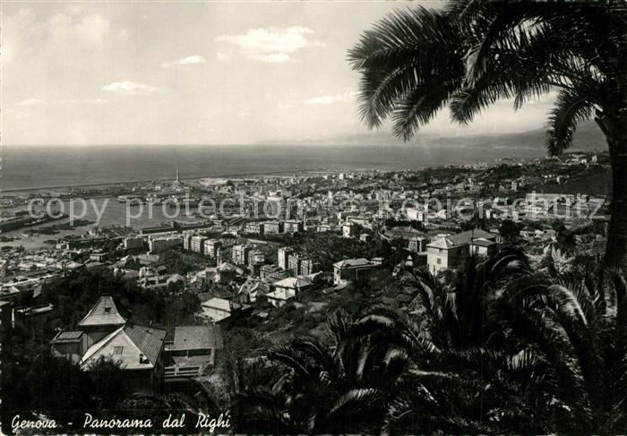 Genova Genua Liguria Panorama dal Righi