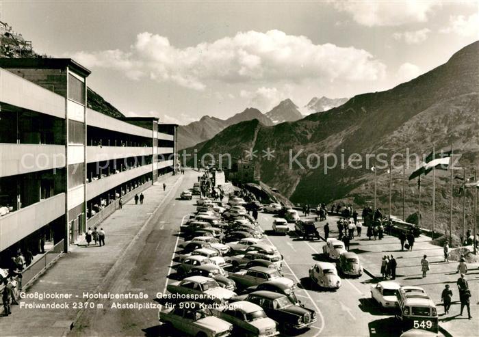 Heiligenblut Kaernten Geschossparkplatz Freiwandeck Glossglockner Hochalpenstras