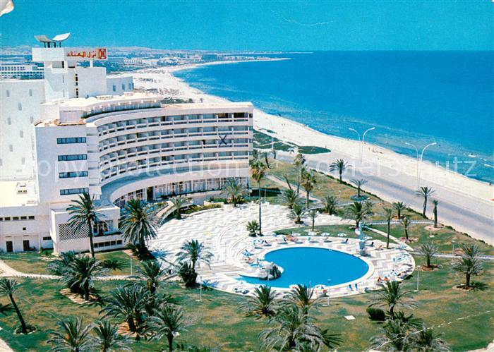 SOUssE  Tunesie Hotel El Hana Swimming Pool Plage vue aérienne