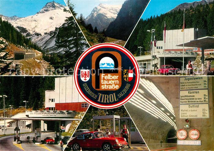 Felbertauernstrasse Europaeische Nord Sued Verbindungsstrasse Tunnel Alpen