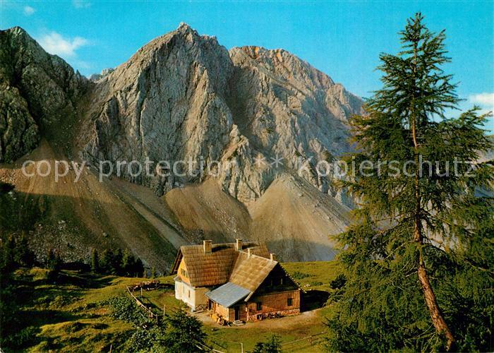 Klagenfurter Huette Berghaus in der Karawanken