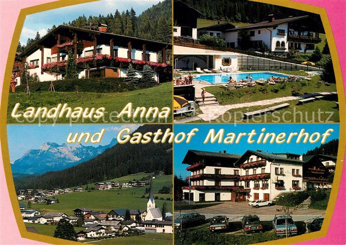 St Martin Tennengebirge Panorama Lammertal Gasthof Martinerhof Landhaus Anna