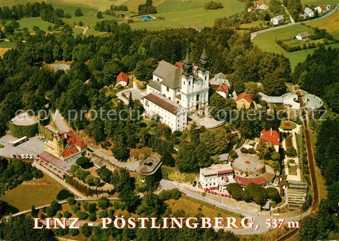 Poestlingberg Wallfahrtsort Wallfahrtskirche Fliegeraufnahme