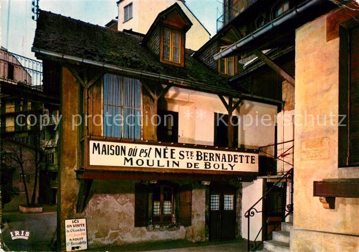 Lourdes Hautes Pyrenees Maison natale de Sainte Bernadette Moulin de Boly