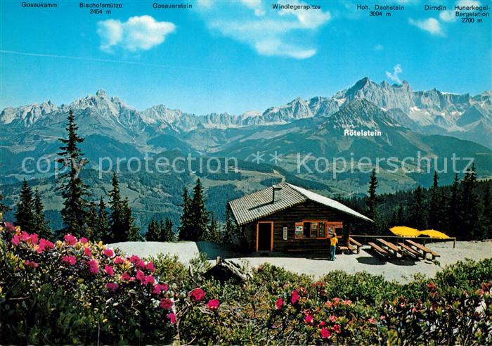 Radstadt Karhuette am Rossbrand Alpenpanorama