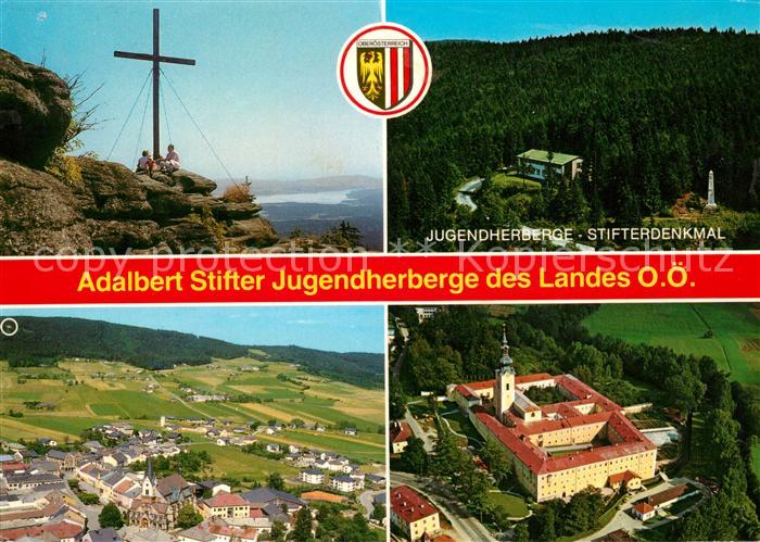 Aigen Muehlkreis Adalbert Stifter Jugendherberge Stifterdenkmal Gipfelkreuz Klos