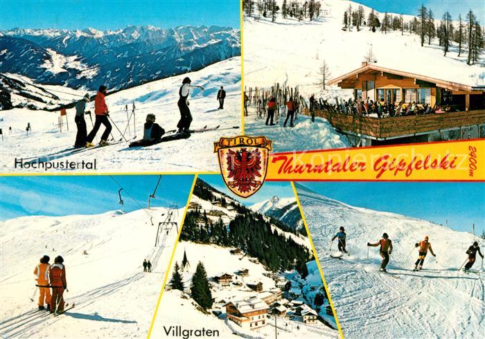 Innervillgraten Thurntaler Gipfelski Wintersportplatz Hochpustertal Berghuette A