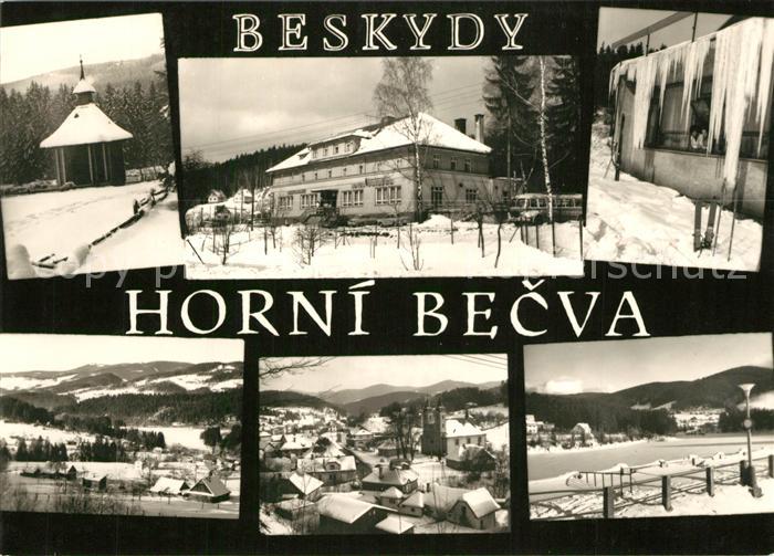 Horni Becva Moravskoslezske Beskydy Zvonicka na Hlavete Hotel Stred obce Cast re