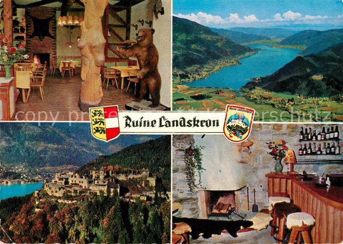 Ossiach Burgruine Landskron Annenheim Baerenstueberl Burgbar Ossiachersee Fliege