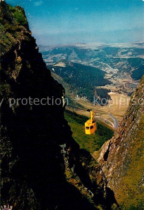 Le Mont-Dore Puy de Dome Vallee du Mont Dore vue prise du haut du Sancy téléphér