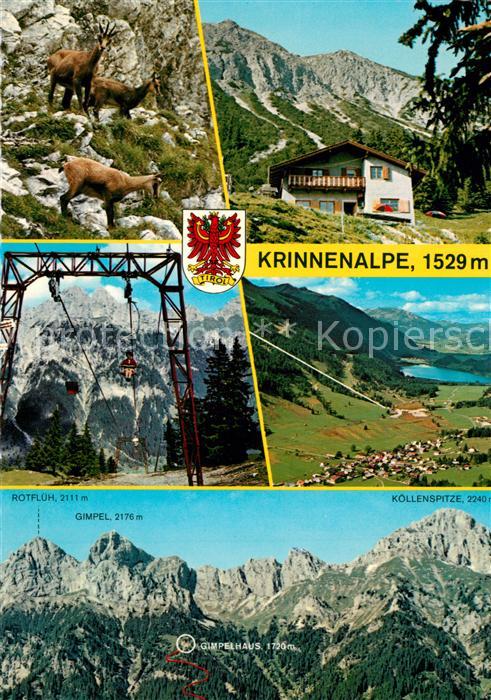 Nesselwaengle Tirol Gemsen Krinnenalpe Sesselbahn Landschaftspanorama Alpen
