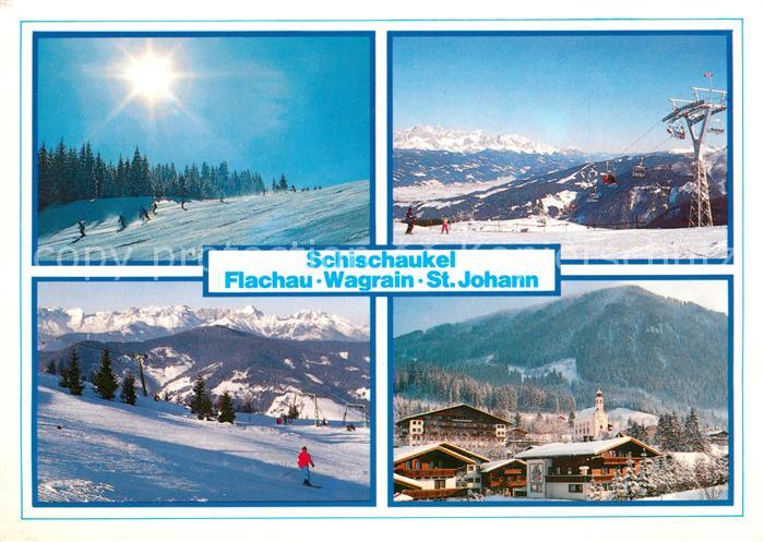 Flachau Schischaukel Flachau Wagrain St Johann Panorama Skigebiet Alpen