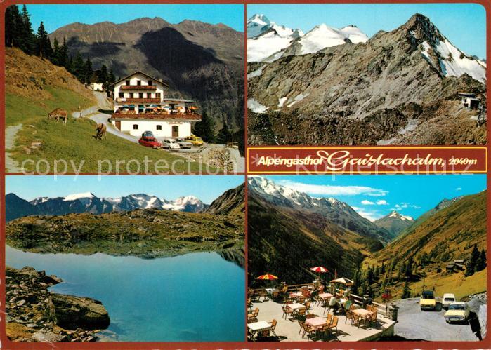 Soelden oetztal Alpengasthof Gaislachalm Bergstation Gaislachkogl Gaislachsee Pa