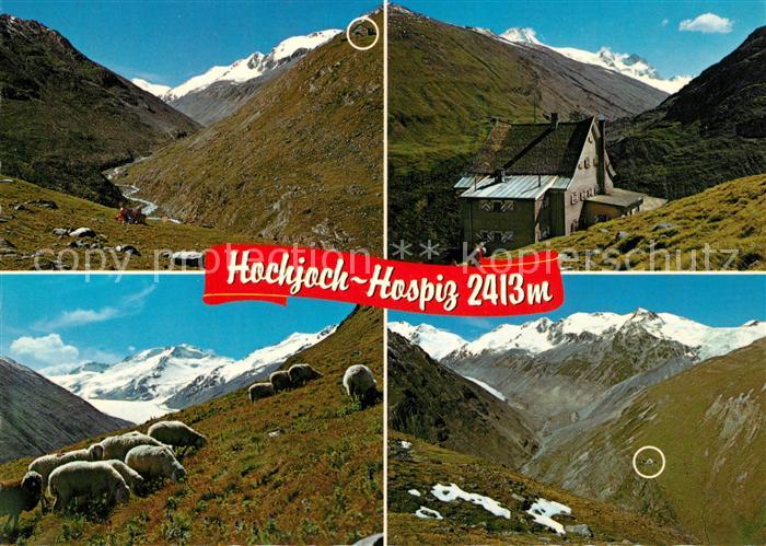 Vent Tirol Hochjoch Hospiz Weisskugel Fineilspitze Langtauferer Spitze Schafe oe
