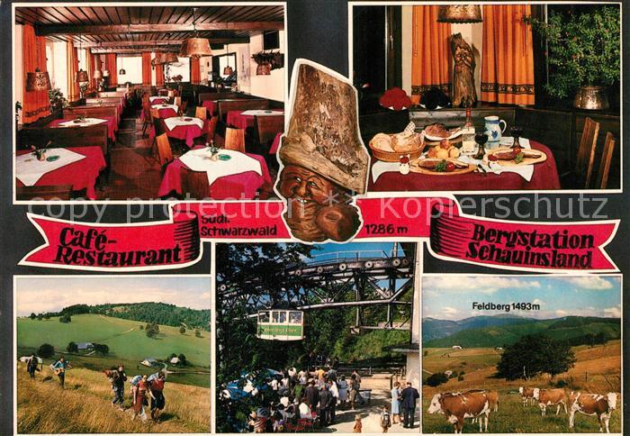 Schauinsland Cafe Restaurant Bergstation Schauinsland Wandern Landschaftspanoram