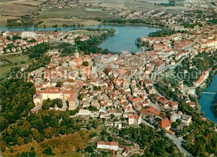Tabor Czechia Pohled z letadla na mesto Fliegeraufnahme