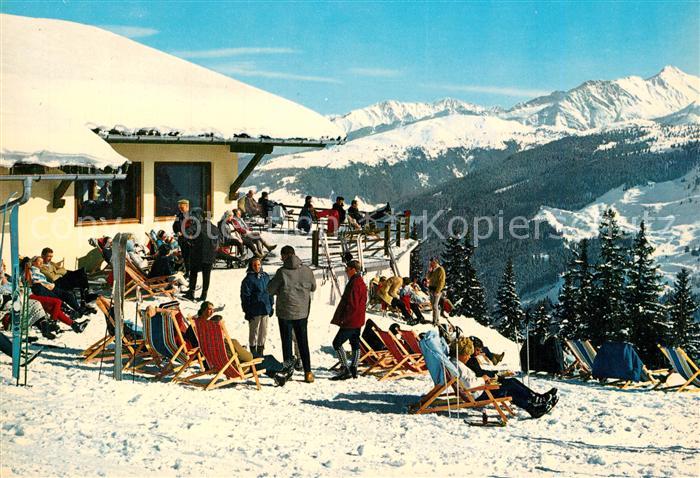 Gerlos Im Reich der Hoehensonne Bergrestaurant Winterpanorama Alpen