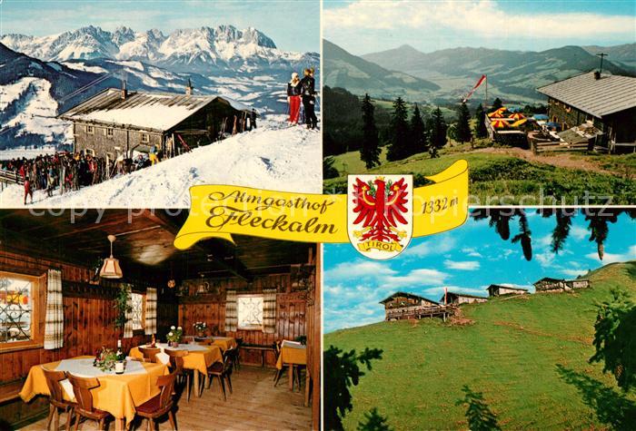Kirchberg Tirol Almgasthaus Fleckalm Kaisergebirge Tiroler Gaststube Sonnenterra