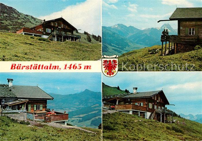 Kirchberg Tirol Jausenstation Baerstaettalm Alpenpanorama