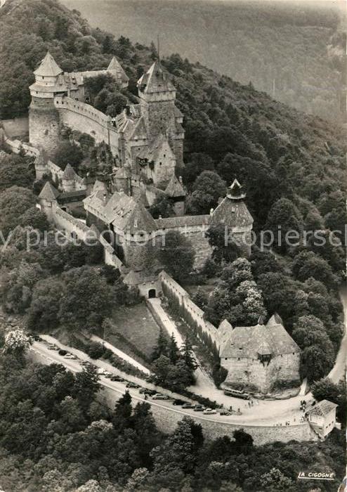 Haut-Koenigsbourg Hohkoenigsburg Vue aérienne