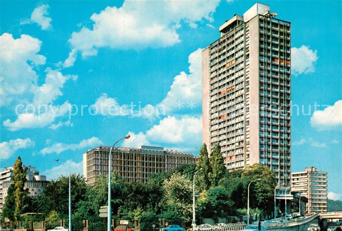 Liege Luettich Pont et Tour Kennedy Bruecke Hochhaus