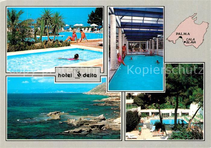 Cala Blava Hotel Delta Swimming Pool Kuestenpanorama