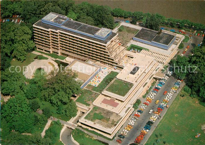 Budapest Margitsziget Thermal szallo Margareteninsel Hotel Thermal Fliegeraufnah