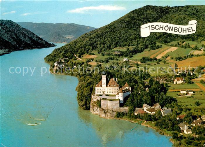 Schoenbuehel-Aggsbach Schloss an der Donau Fliegeraufnahmen