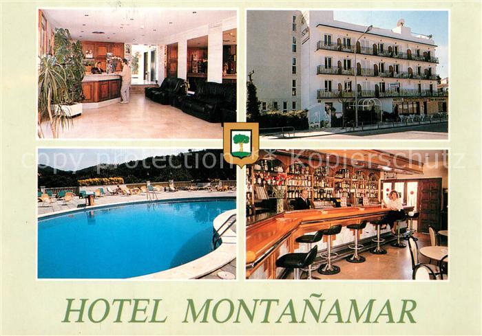 Lloret de Mar Hotel Montanamar Rezeption Bar Swimming Pool