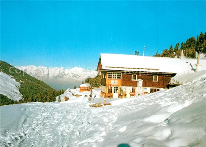 Weidener Huette Nafinghuette Winterlandschaft Alpen
