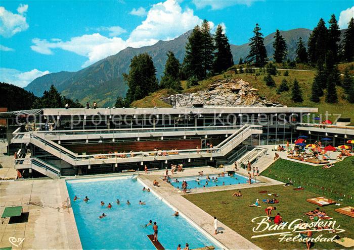 Bad Gastein Felsenbad Thermalbad Freibad Alpen