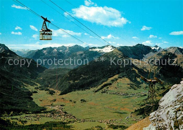 Ehrwald Tirol Tiroler Zugspitzbahn Blick ins Ehrwalder Talbecken Alpenpanorama