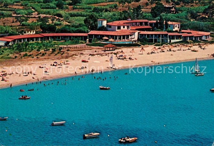 Villasimius Localita Foxi Hotel Cormoran Spiaggia veduta aerea