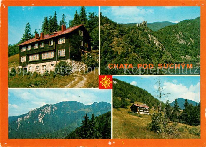 Zilina Chata pod Suchym Bergbaude Landschaftspanorama Kleine Fatra